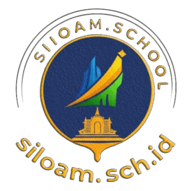 Logo sekolah Siloam dengan ikon Jawa Barat, menampilkan tulisan siloam.sch.id dan Jawa-Barat.